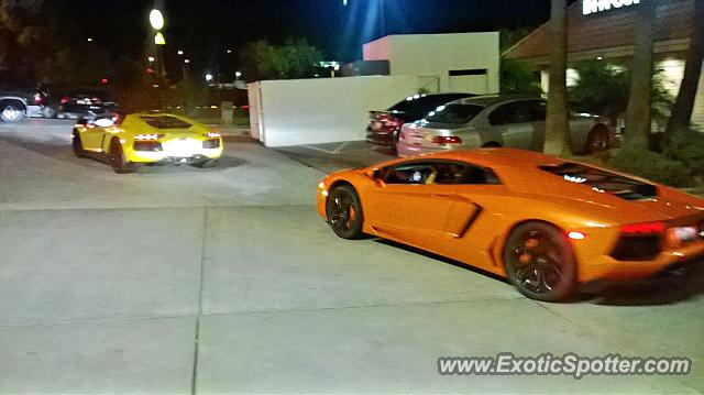 Lamborghini Aventador spotted in Santa Clarita, California