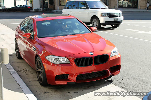 BMW M5 spotted in Beverly Hills, California