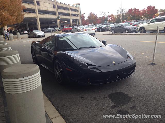 Ferrari 458 Italia spotted in King of Prussia, Pennsylvania