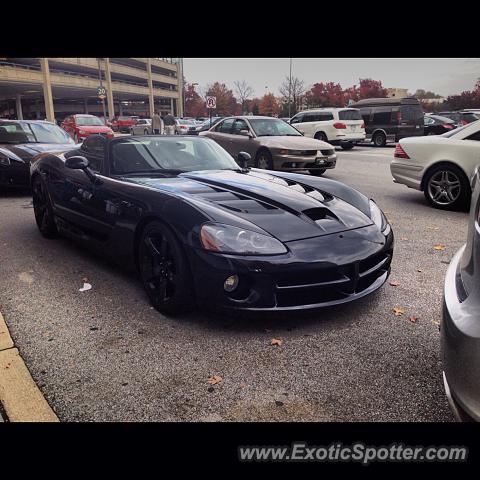 Dodge Viper spotted in King of Prussia, Pennsylvania