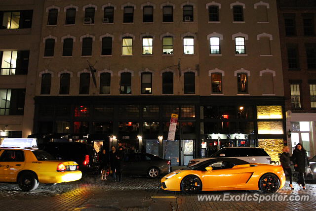 Lamborghini Gallardo spotted in New York, New York