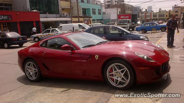 Ferrari 599GTB spotted in Lima, Peru