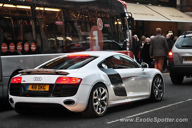 Audi R8 spotted in Manchester, United Kingdom