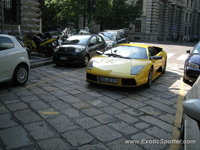 Lamborghini Murcielago spotted in Milano, Italy