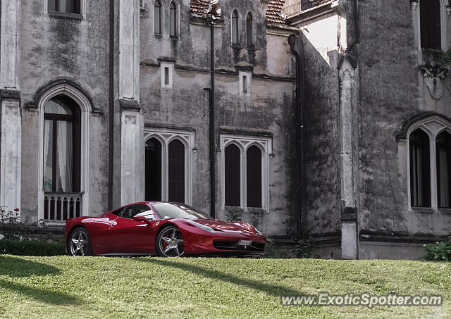 Ferrari 458 Italia spotted in San Polo, Italy