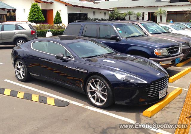 Aston Martin Rapide spotted in Lima, Peru