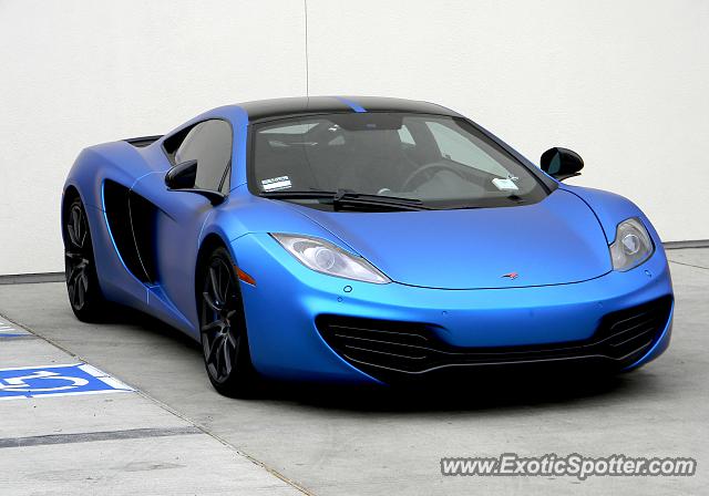 Mclaren MP4-12C spotted in Beverly Hills, California