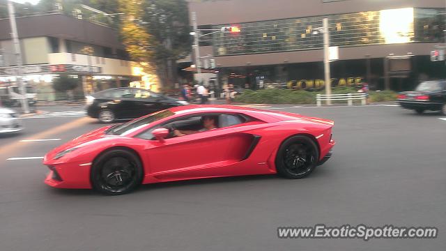 Lamborghini Aventador spotted in Tokyo, Japan