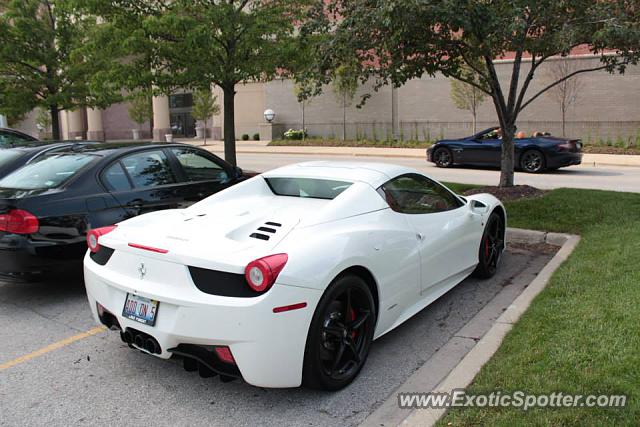 Ferrari 458 Italia spotted in Skokie, Illinois