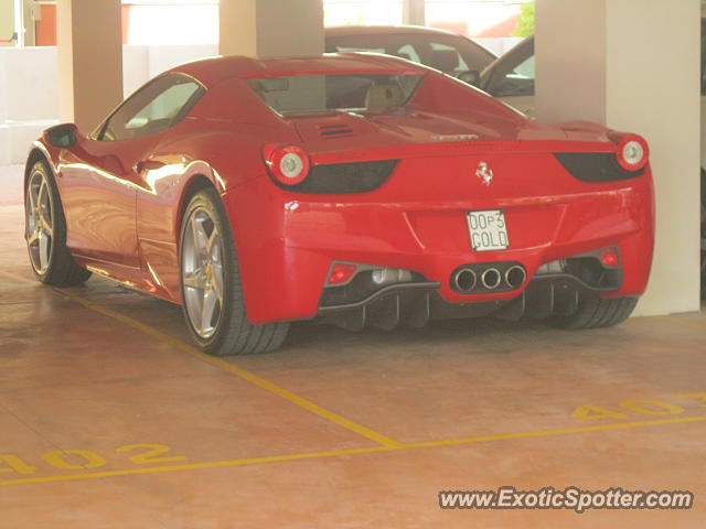 Ferrari 458 Italia spotted in Lido di Jesolo, Italy