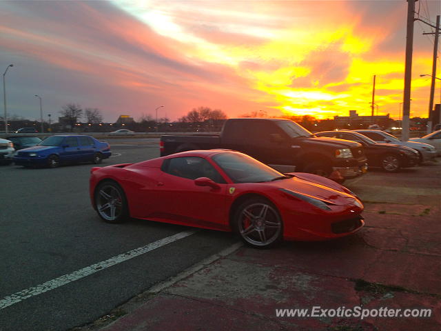 Ferrari 458 Italia spotted in Brooklyn, New York