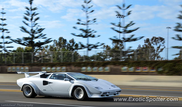 Lamborghini Countach spotted in 5 Freeway, California