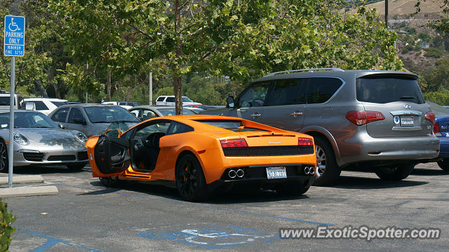 Lamborghini Gallardo spotted in Malibu, California