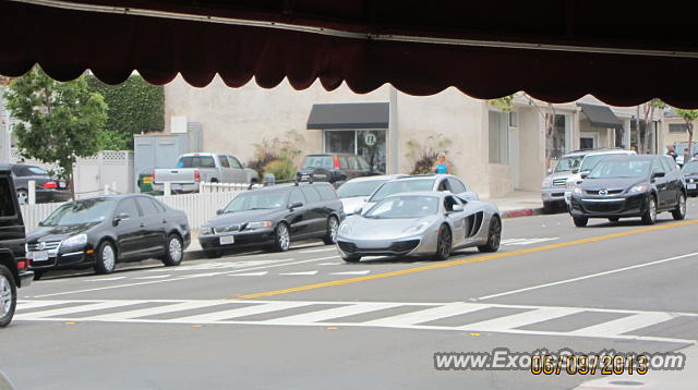 Mclaren MP4-12C spotted in Laguna beach, California