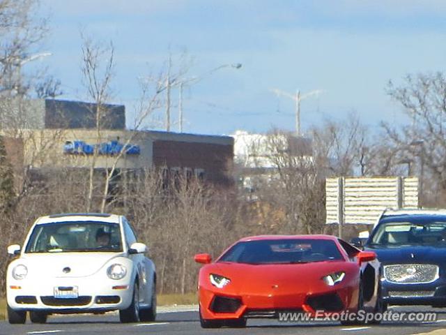 Lamborghini Aventador spotted in Chicago, Illinois