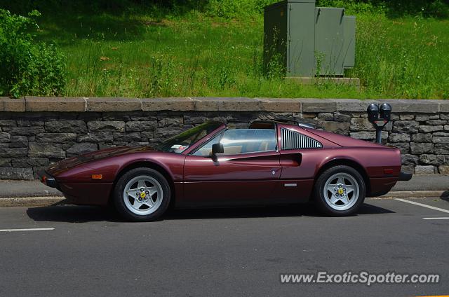 Ferrari 308 spotted in Greenwich, Connecticut