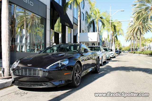 Aston Martin DB9 spotted in Beverly Hills, California