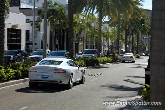 Aston Martin Rapide spotted in Beverly Hills, California
