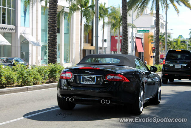 Jaguar XKR spotted in Beverly Hills, California