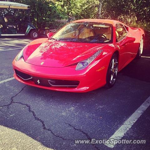Ferrari 458 Italia spotted in San Antonio, Texas