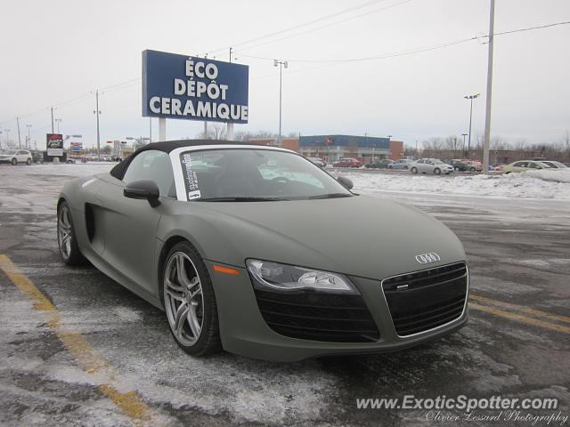 Audi R8 spotted in Longeuil, Canada