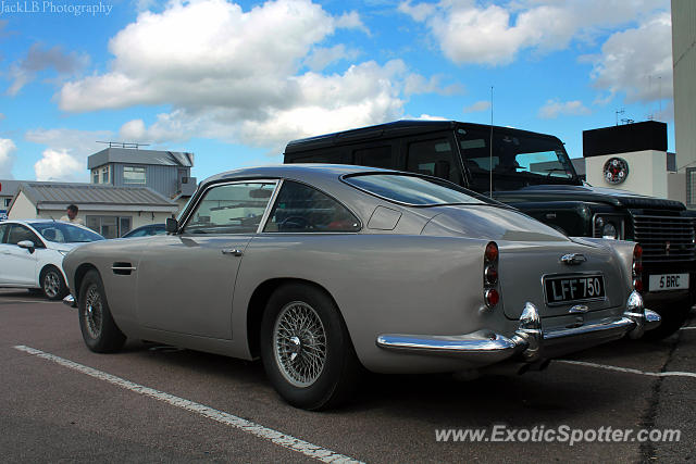 Aston Martin DB4 spotted in Silverstone, United Kingdom