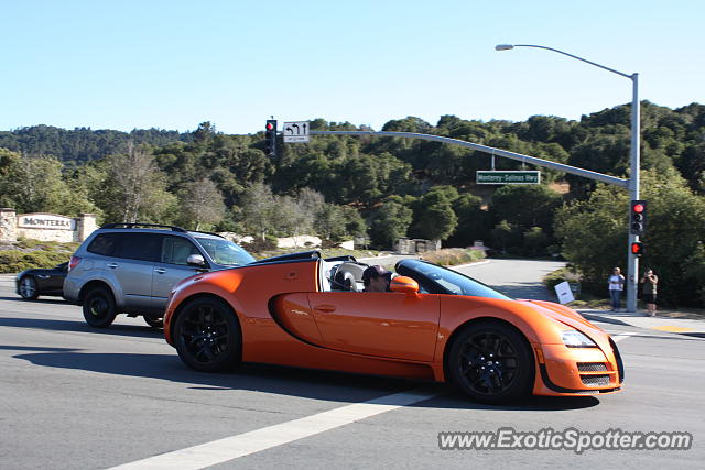 Bugatti Veyron spotted in Monterey, California