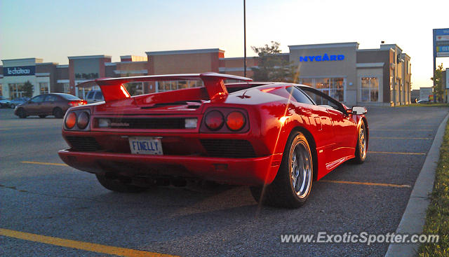 Lamborghini Diablo spotted in London, Ontario, Canada