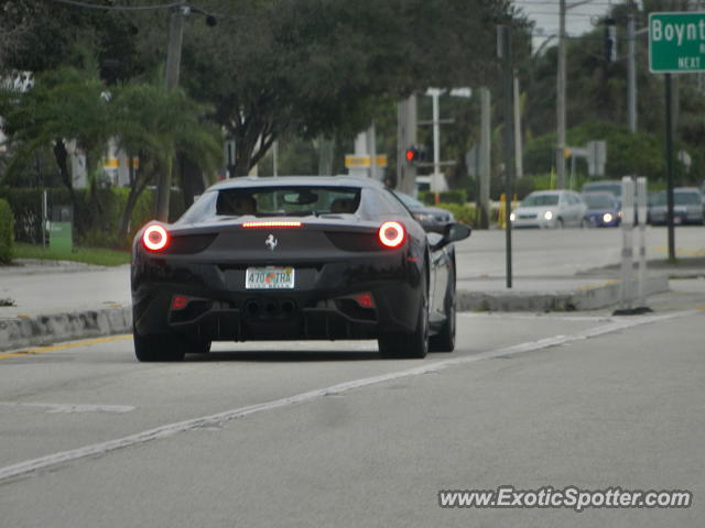 Ferrari 458 Italia spotted in Boynton Beach, Florida