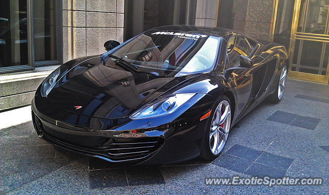 Mclaren MP4-12C spotted in Toronto, Ontario, Canada