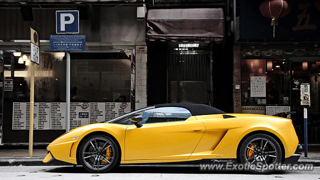Lamborghini Gallardo spotted in HONG KONG, China