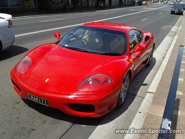 Ferrari 360 Modena spotted in Liverpool, Australia