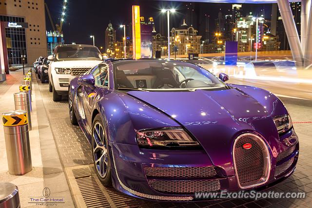 Bugatti Veyron spotted in Dubai, United Arab Emirates