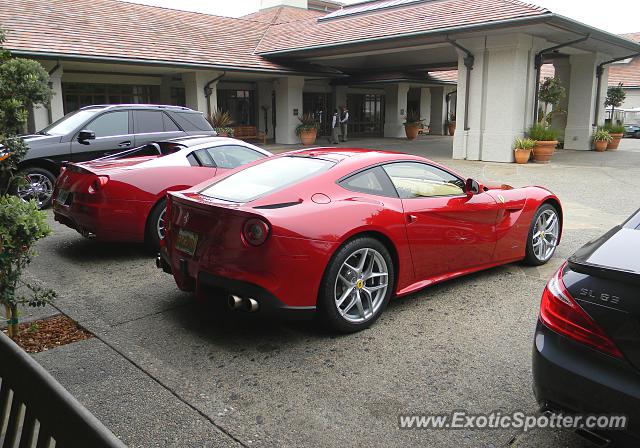 Ferrari F12 spotted in Pebble Beach, California