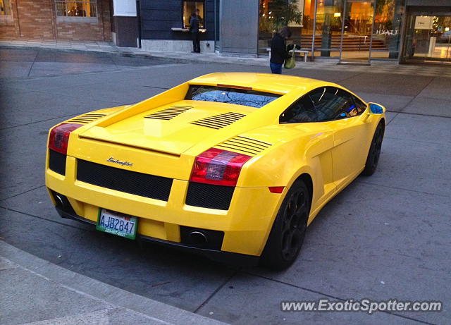Lamborghini Gallardo spotted in Bellevue, Washington