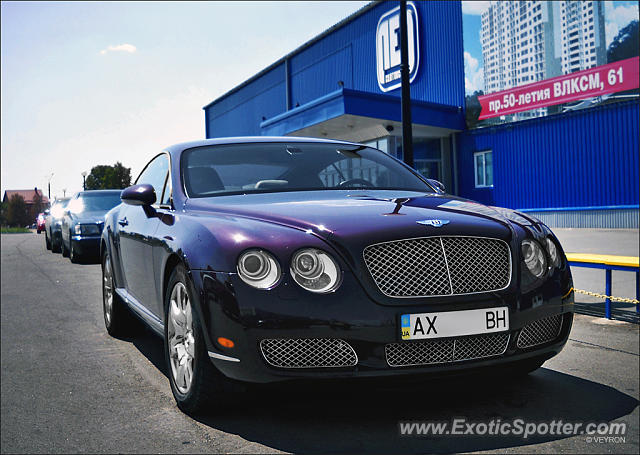 Bentley Continental spotted in Kharkiv, Ukraine