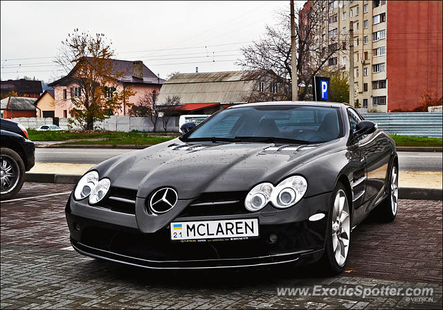 Mercedes SLR spotted in Kharkiv, Ukraine