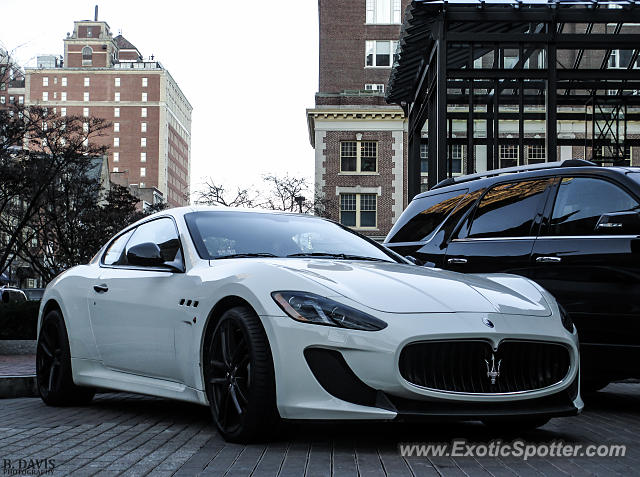 Maserati GranTurismo spotted in Boston, Massachusetts