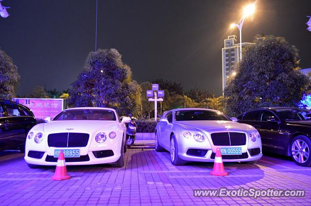 Bentley Continental spotted in Qinzhou,Guangxi, China
