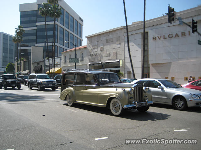 Rolls Royce Silver Wraith spotted in Beverly Hills, California