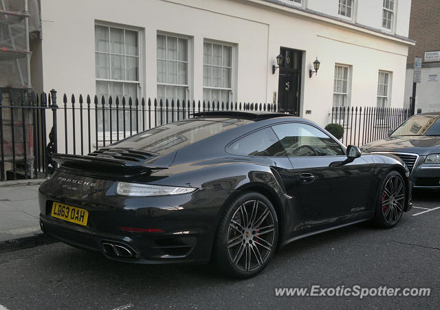 Porsche 911 Turbo spotted in London, United Kingdom