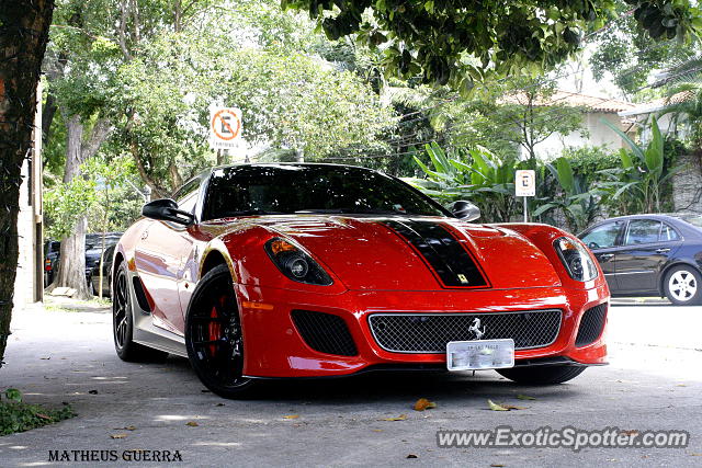 Ferrari 599GTO spotted in São Paulo, Brazil