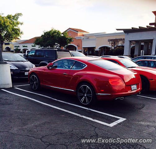 Bentley Continental spotted in GLENDALE, California
