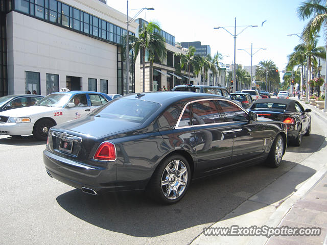 Rolls Royce Ghost spotted in Beverly Hills, California