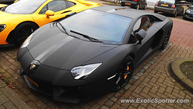 Lamborghini Aventador spotted in Fijnaart, Netherlands