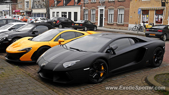 Lamborghini Aventador spotted in Fijnaart, Netherlands