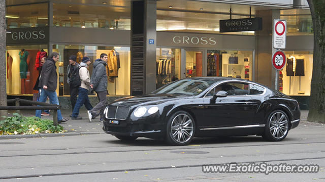 Bentley Continental spotted in Zürich, Switzerland