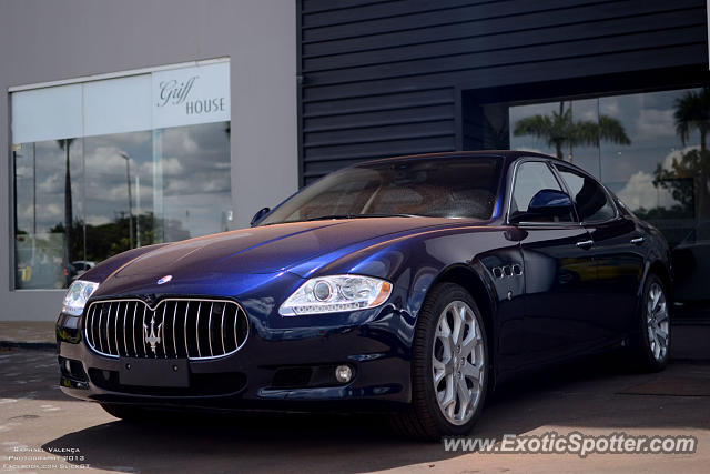 Maserati Quattroporte spotted in Brasila, Brazil