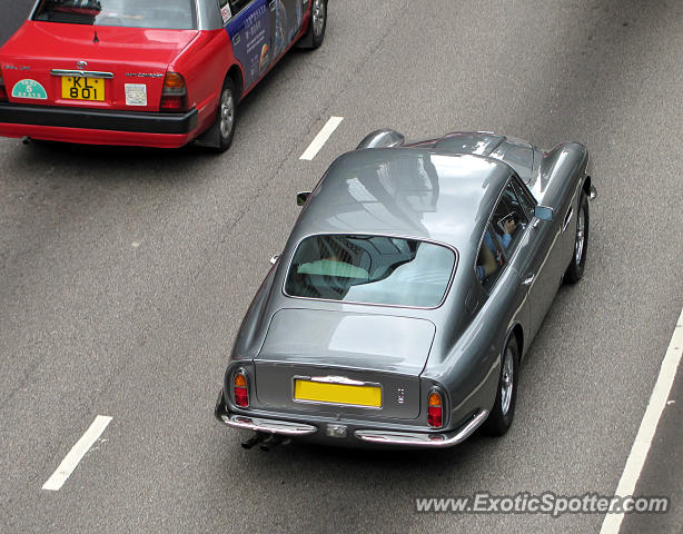 Aston Martin DB6 spotted in Hong Kong, China