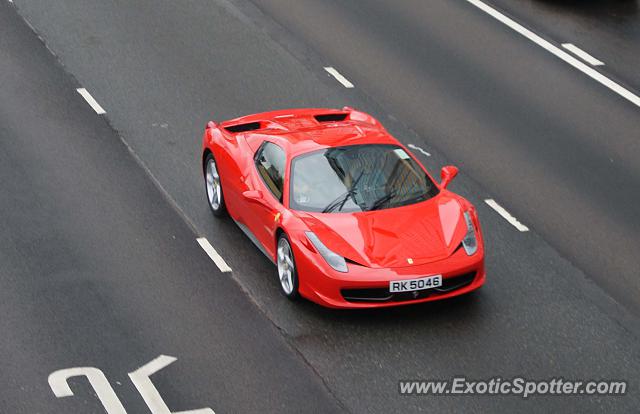 Ferrari 458 Italia spotted in Hong Kong, China